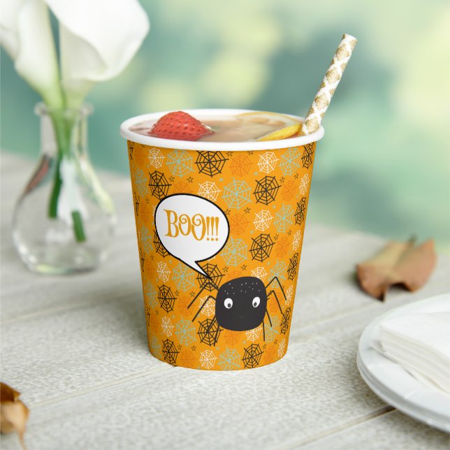 Vasos De Papel Araña y telaraña (in situ)