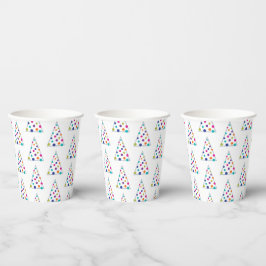 Vasos De Papel Árbol de Navidad moderno