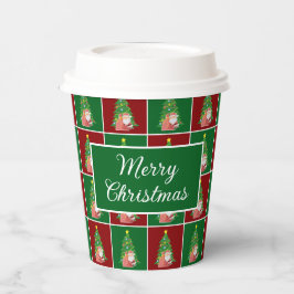 Vasos De Papel árbol de Navidad | Santa | PERSONALIZABLE