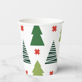 Vasos De Papel Árboles de Navidad