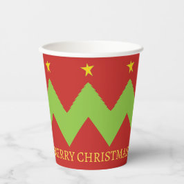 Vasos De Papel Árboles de Navidad