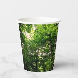 Vasos De Papel Árboles verdes