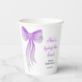 Vasos De Papel Arcoiris Arco Ella Está Atando el Nudo Despedida d