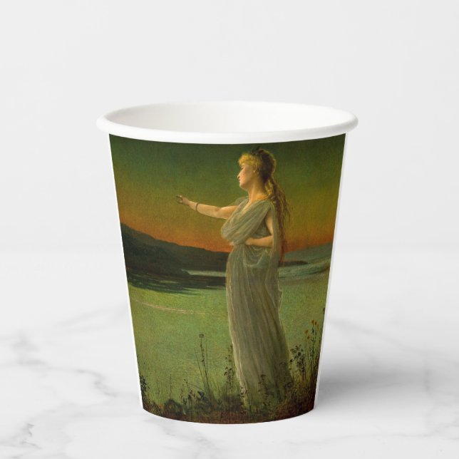 Vasos De Papel Ariadne en Naxos John Atkinson Grimshaw (Anverso)