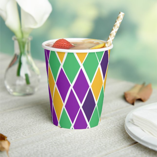 Vasos De Papel Arlequín Borracho (in situ)