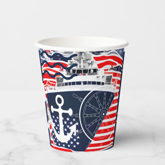 Vasos De Papel Armada de Estados Unidos (Anverso)