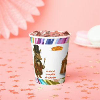 Vasos De Papel Armand, domador de armadillos