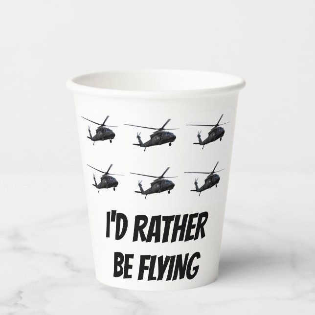 VASOS DE PAPEL ARMY BLACK HAWK (Anverso)