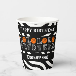 Vasos De Papel Aros de Baloncesto, Regalo para Jugador de Balonce