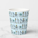 Vasos De Papel Arquitectura de Hanukkah en Nueva York<br><div class="desc">El Design presenta un original ilustracion con lápiz y tinta de varios monumentos de la ciudad de Nueva York, incluyendo la Estatua de la Libertad, el Arco de Washington Square y el Puente de Brooklyn, "vestido" para la temporada de fiestas. Ideal para celebrar Hanukkah y las fiestas judías. Este diseño...</div>