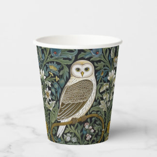 Vasos De Papel Art Nouveau blanco
