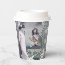 Vasos De Papel Art Nouveau Valentine de 1904