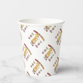 Vasos De Papel Arte de la receta de cócteles de PAINKILLER