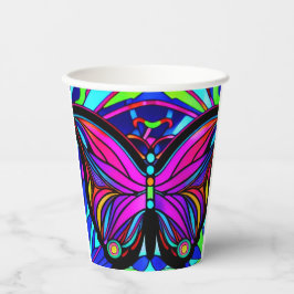 Vasos De Papel Arte de mariposa