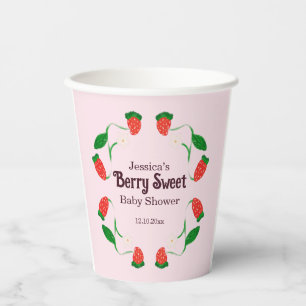 Vasos De Papel Arte Nuevo Dulce de Frutas Fiesta de Bebé