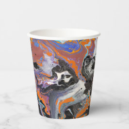 Vasos De Papel Arte Resumen Temático De Halloween