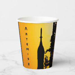 Vasos De Papel Artemis II hacia la plataforma de lanzamiento