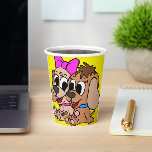Vasos De Papel Artsy Dogs