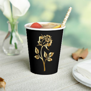 Vasos De Papel Artsy Rosa