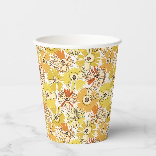 Vasos De Papel Aster Bloom (Anverso)