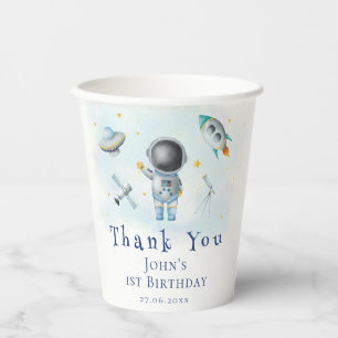 Vasos De Papel Astronauta astronauta niño espacial estrella del c