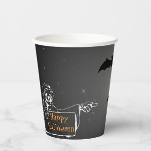 Vasos De Papel Asustada casa cazada de la Copa de Papel Halloween