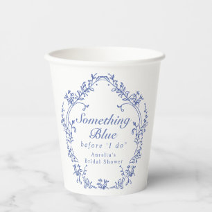 Vasos De Papel AURELIA Chinoiserie Algo Azul Despedida de Soltera