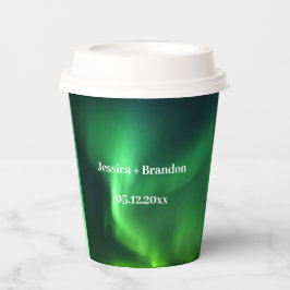 Vasos De Papel Aurora Borealis Boda