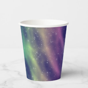 Vasos De Papel aurora prismática: