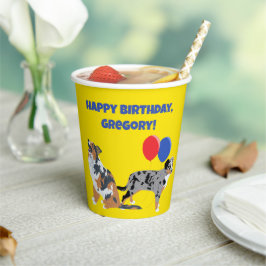 Vasos De Papel Australia: Protectores australianos y globos Fiest