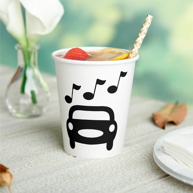 Vasos De Papel Auto musical (Subido por el creador)