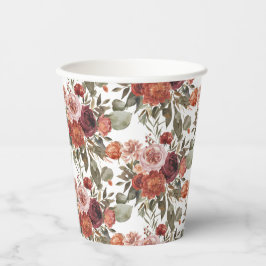 Vasos De Papel Autumn Blooms 'a little pumpkin' Baby Shower