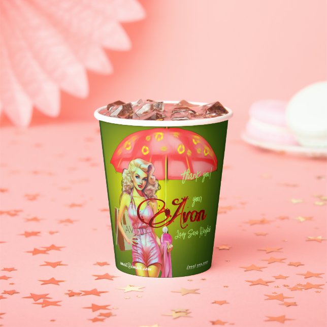 Vasos De Papel Avon Fiesta Gracias (in situ)