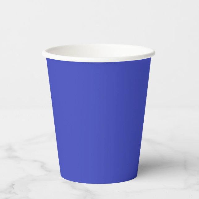Vasos De Papel Azul (Anverso)