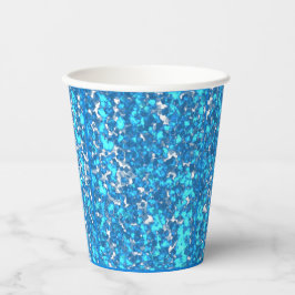 Vasos De Papel azul
