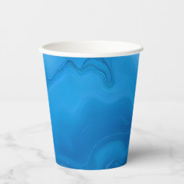 Vasos De Papel Azul lunar