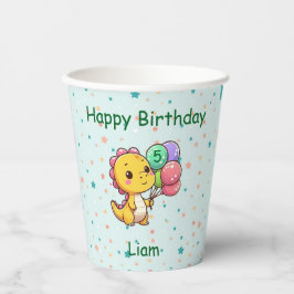 Vasos De Papel Baby Dino Paper Cups