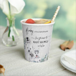 Vasos De Papel Baby It's Cold Outside Arctic Animal Shower Winter<br><div class="desc">This design may be personalized in the area provided by changing the photo and/or text. Or it can be customized by clicking Personalize this Template and then choosing the click to customize further option and delete or change the color of the background, add text, change the text color or style,...</div>