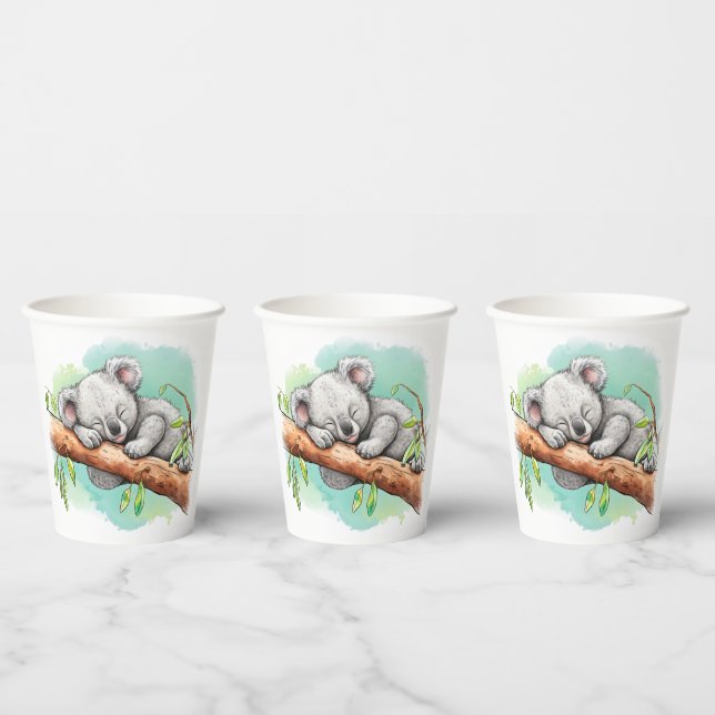 Vasos De Papel Baby Koala Baby Schouwer Cubos de papel (Multi)