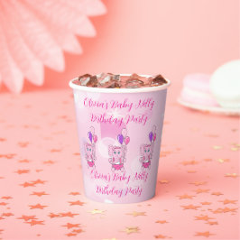 Vasos De Papel Baby Nelly Birthday Party