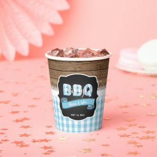Vasos De Papel Baby Q Baby Shower Paper Cup - Baby Blue