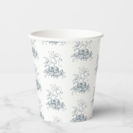 Vasos De Papel Baby Shower Baby Blue Bird Nest