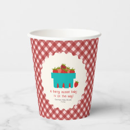 Vasos De Papel Baby Shower Berry Sweet Strawberry Basket