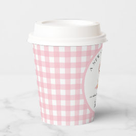 Vasos De Papel Baby Shower Chica de acuarela de Goose