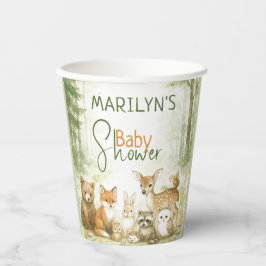 Vasos De Papel Baby Shower Cute Baby Animals