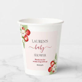 Vasos De Papel Baby Shower de Apple of Our Eye