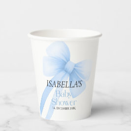 Vasos De Papel Baby Shower de Blue Bow