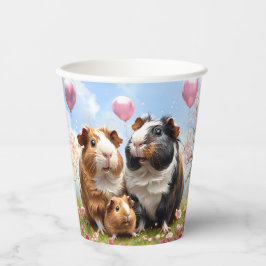 Vasos De Papel Baby Shower de Cerdos de Guinea