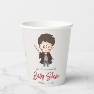 Vasos De Papel Baby Shower de Harry Potter simple