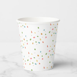 Vasos De Papel Baby Shower de la Fiesta Colorful Confetti mexican